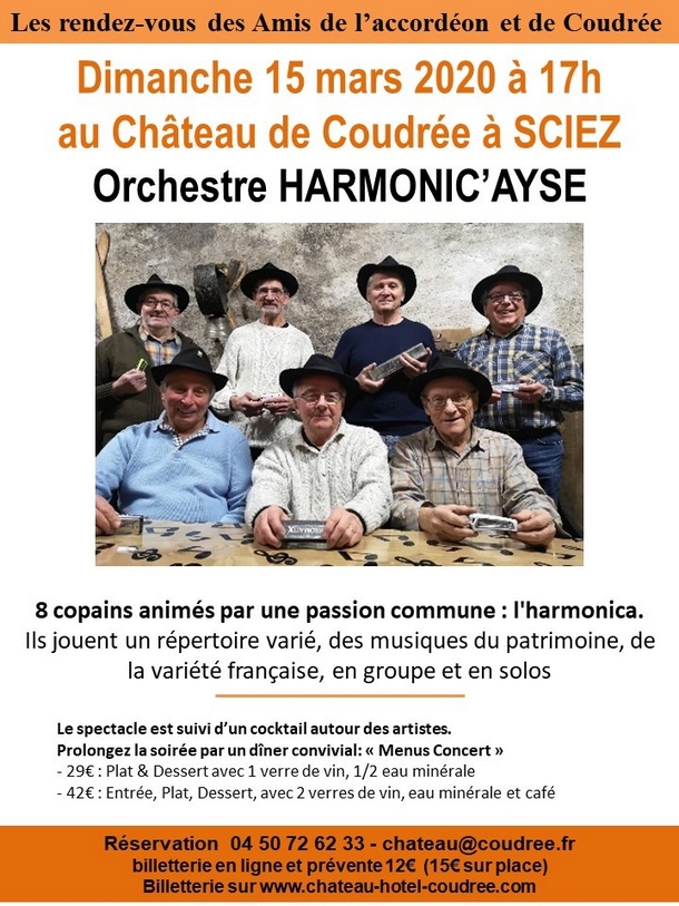 Orchestre harmonicayse Coudree 15 03 2020